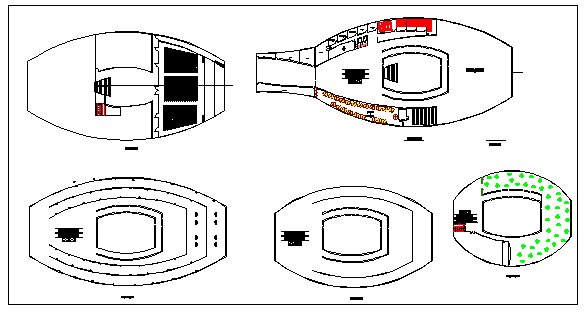 Museum design on architectural based drawing