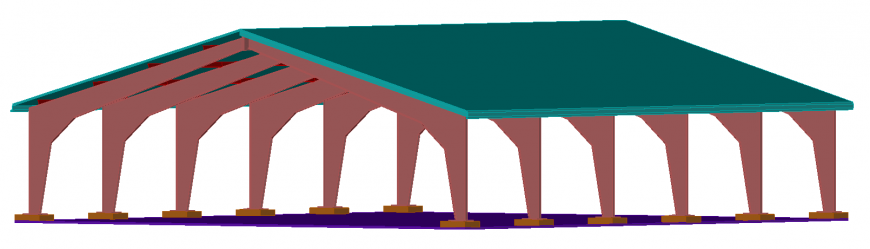 A 3d tent plan detail dwg file.