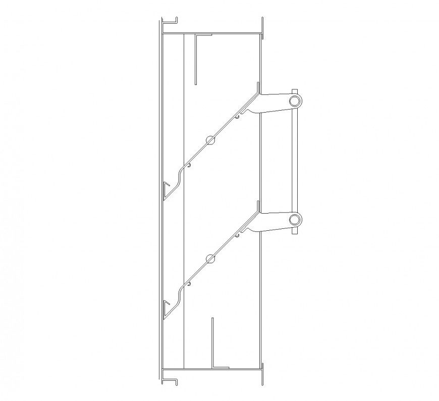 A Adjustable drainable louvre plan layout file