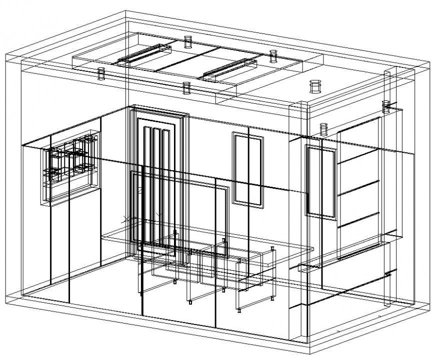 A clinic plan with detail dwg file.