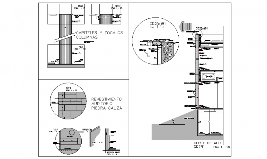 A Construction details dwg file