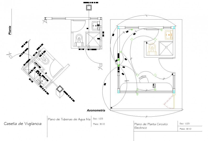 A Electrical house plan layout file