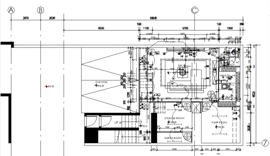 A full set of building CAD detail