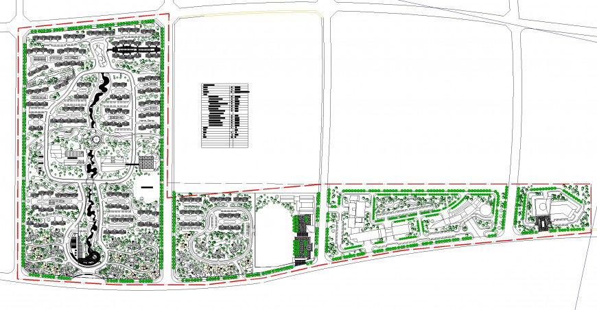 A Landscaping site location plan autocad file