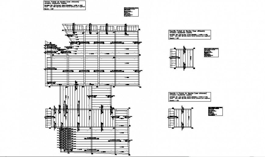A roof planning autocad file