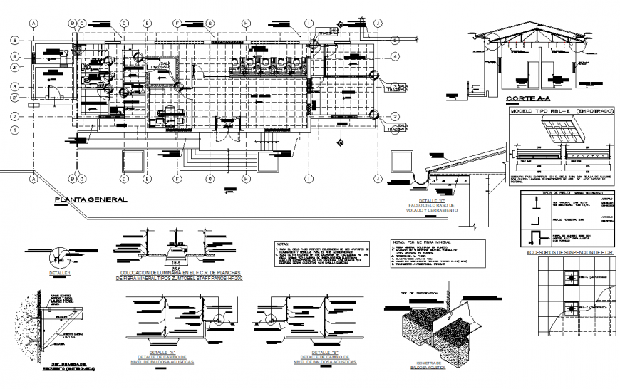 A Working commercial building plan layout file
