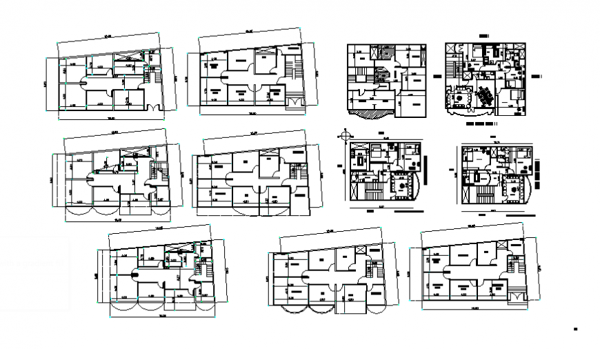 A working living place plan layout file