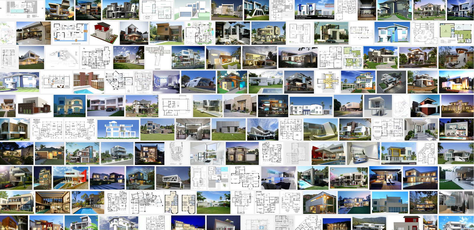 Ultra Modern House Plan Collection