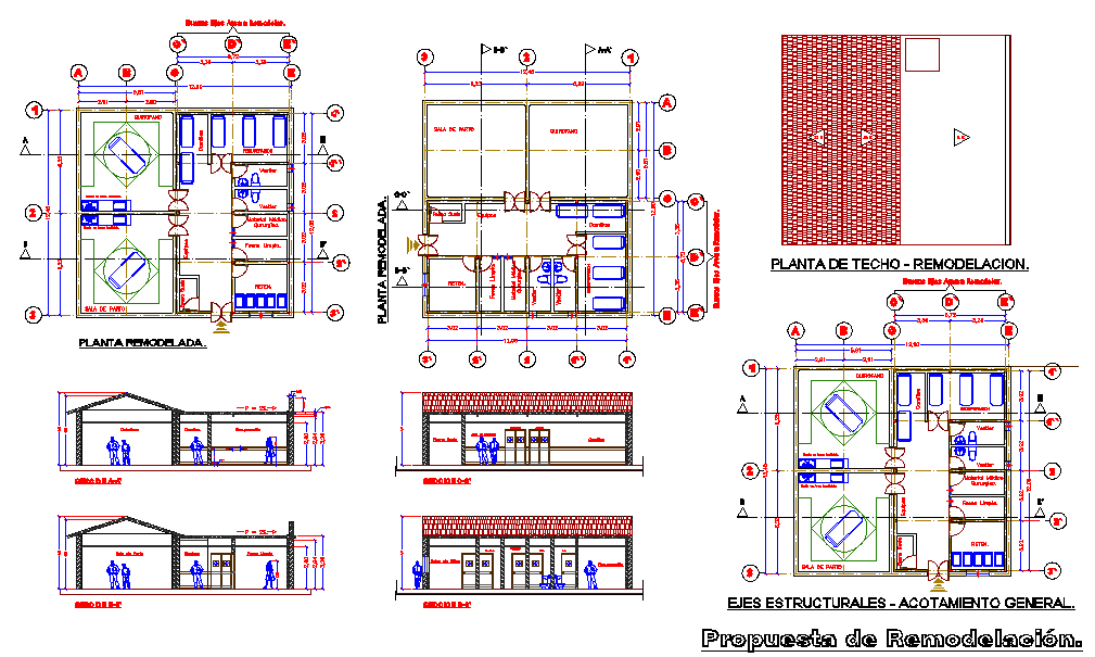 Small Clinic CAD Drawing File with Detailed AutoCAD DWG Plan