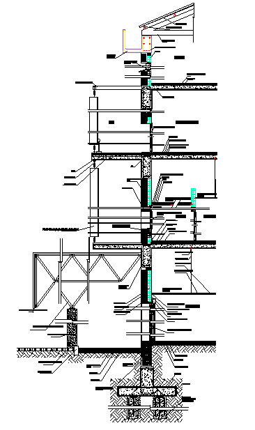 Hospital Building Section Detail