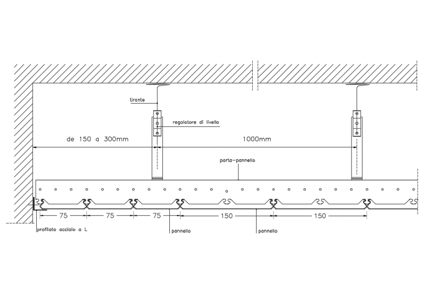 Access entrance structure details of office cad drawing dwg file