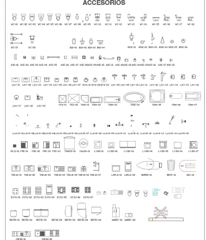 Accessories housing plan layout file