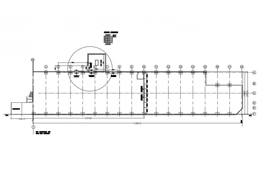 Acoustic gate constructive section cad drawing details dwg file