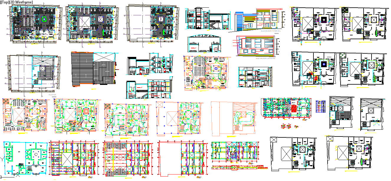 Modern Hotel Plan design