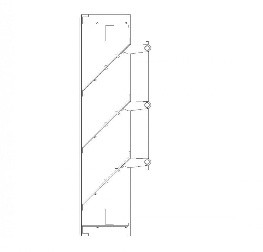 Adjustable non drainable users autocad file