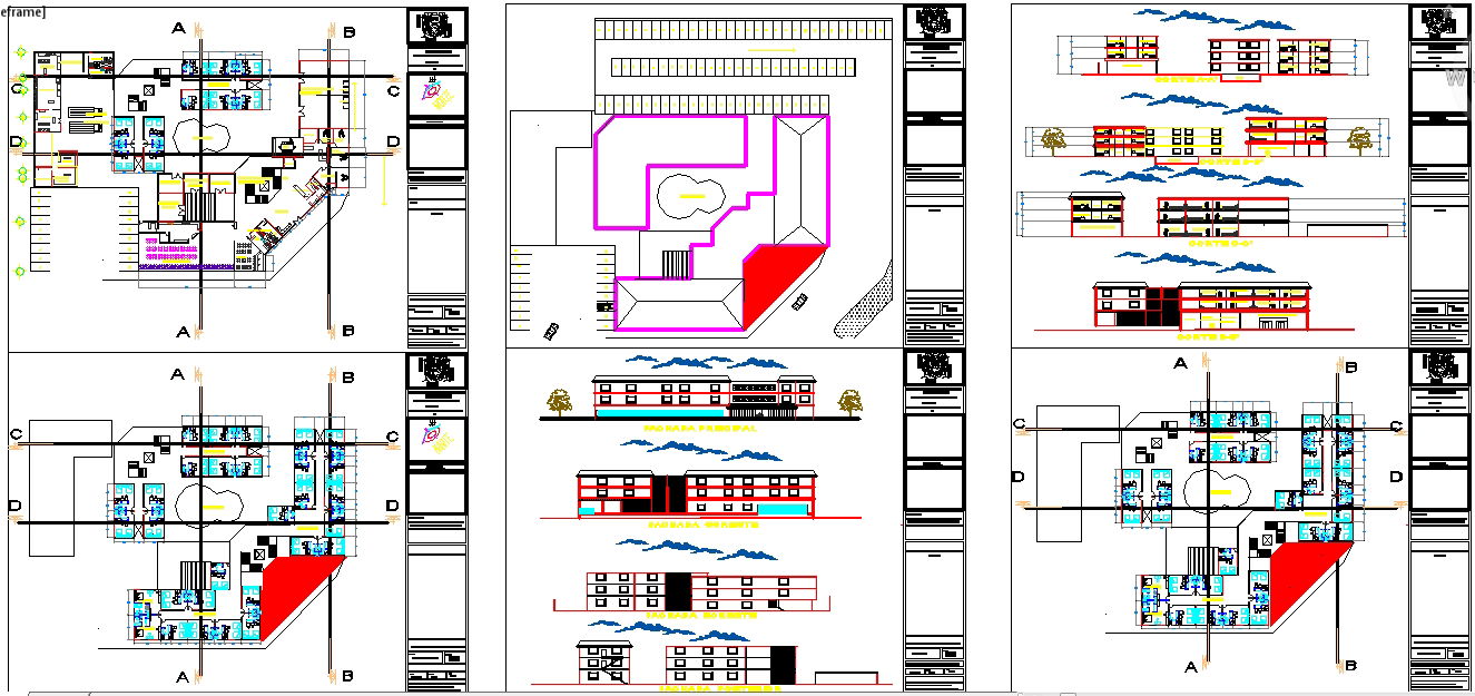 Modern master plan for Hotel