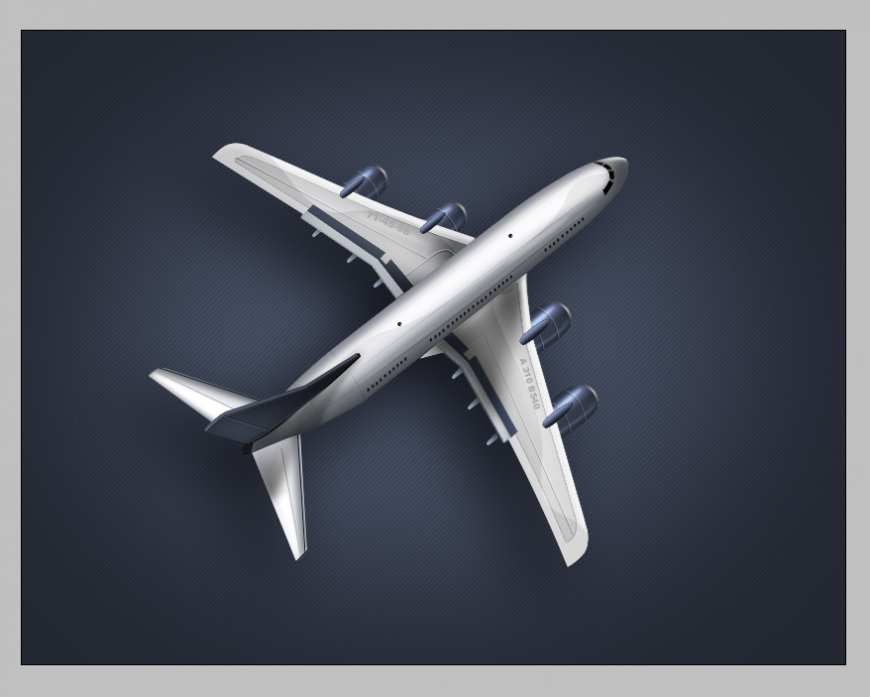 Aero-plane detail elevation 3d model 3d max file