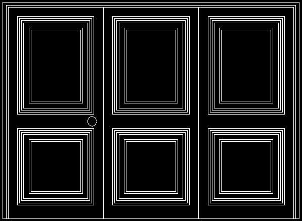 Window CAD Drawing DWG File for Architectural and Interior Design