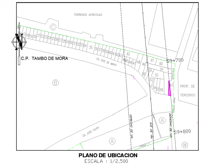 Affectation plane chin choice 2015 location plan autocad file
