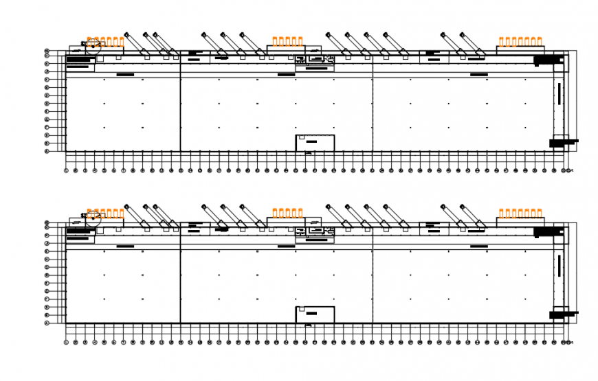 Air-port ground plan lay-out design in Autocad file