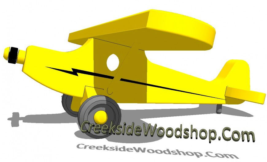 Airplane detail 3d model vehicle block layout sketch-up file