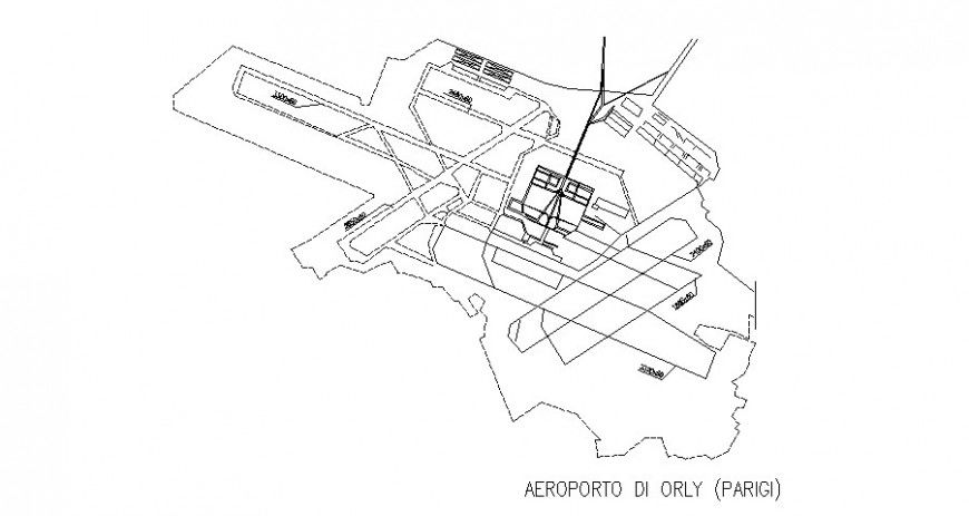 Airport project site autocad file