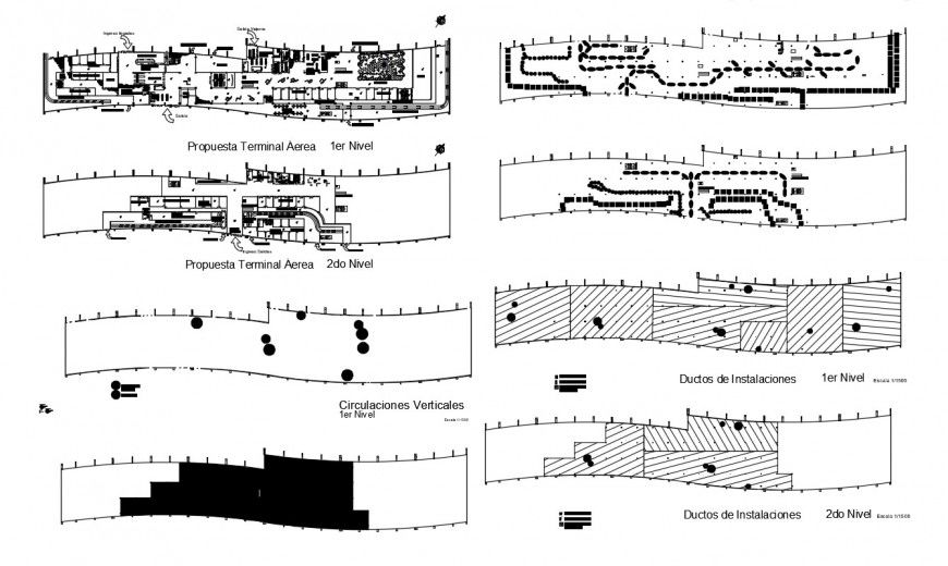 Airport Terminal, Quetzaltenango, Guatemala DWG File