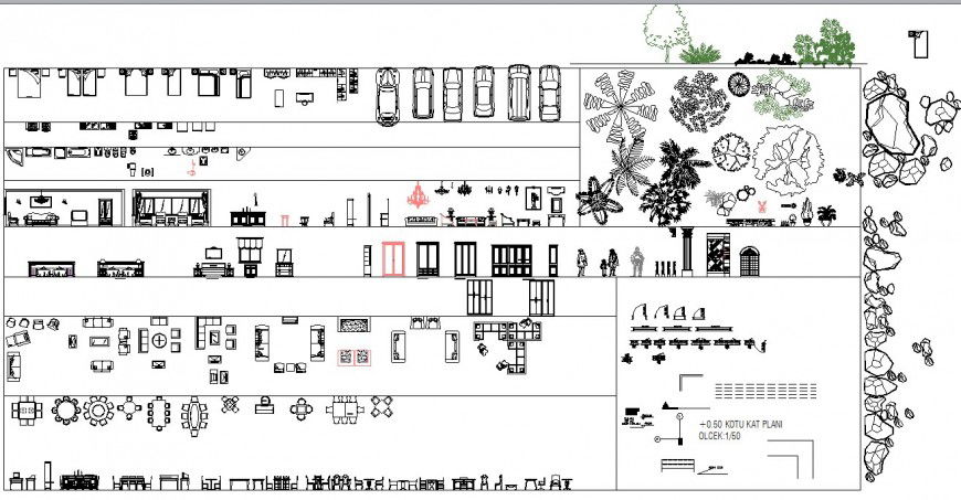 All types of furniture block detail file