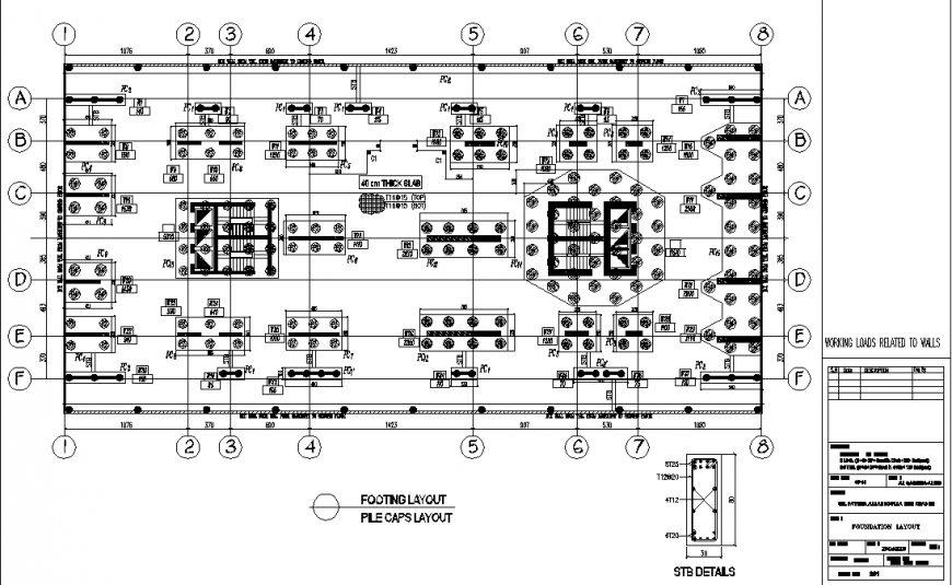 An office plan with a detail dwg file.