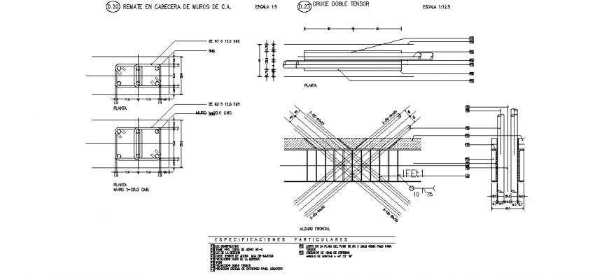 An office plan with detail and dwg file.