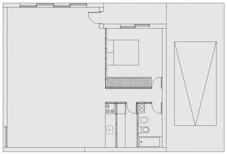 Anchoring inconcrete plan detail dwg file.
