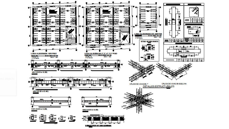 Apartment building, structure drawing, in dwg file.