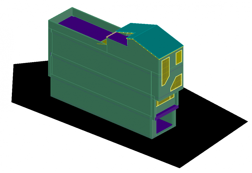Apartment Building 3D Model | AutoCAD Detail Download