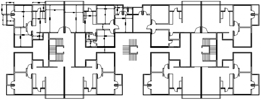 Apartment floor framing plan and cover plan cad drawing details dwg file