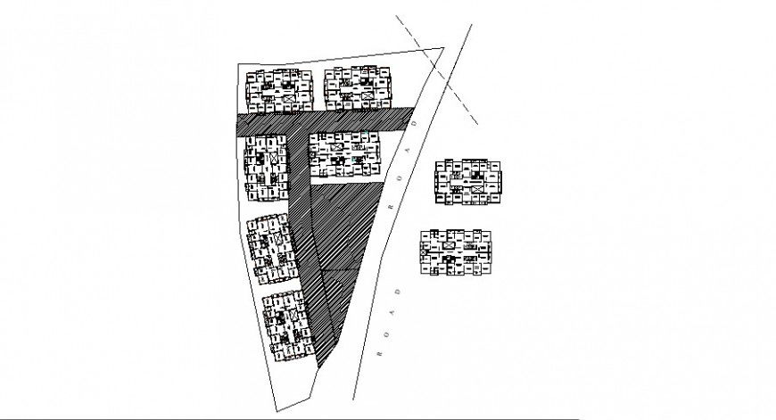 Apartment plotting cad file