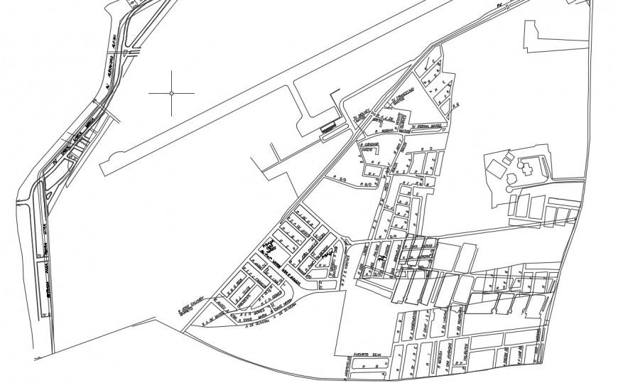 Aracaju bairro airport landscaping structure and layout plan drawing details dwg file