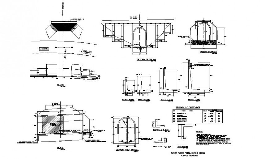 Arch shape door elevation detail dwg file