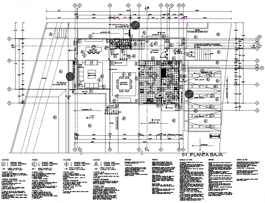 Architect working house plan autocad file