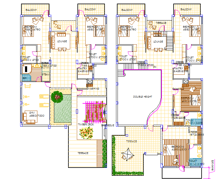 architectural plan dwg file