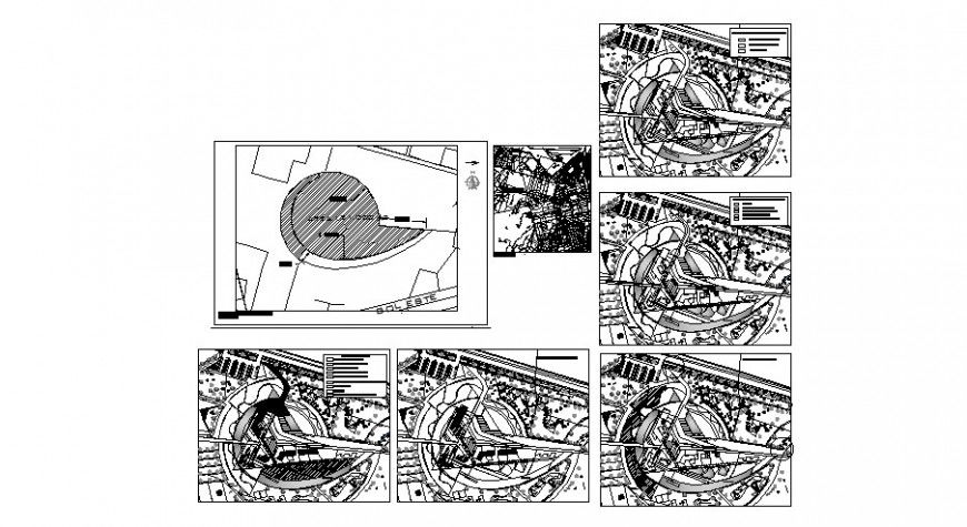 Architectural area and building detail 2d view CAD block layout autocad file