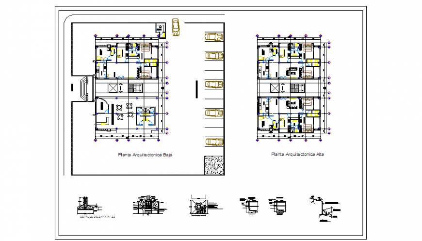 Architectural based proposed layout plan design of house design drawing