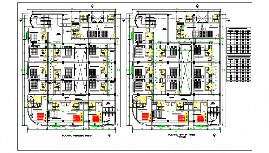 Architectural based lodging house design drawing