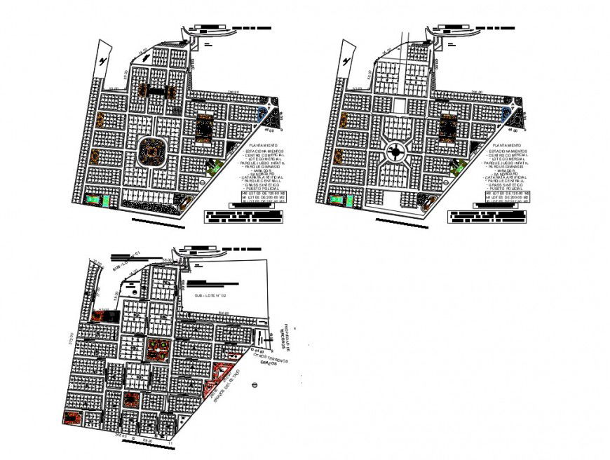 Architectural plan detail of area 2d view CAD block layout file in dwg format