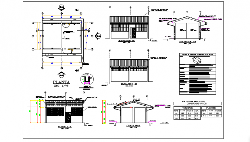 Architectural project design drawing of common local municipal building design drawing