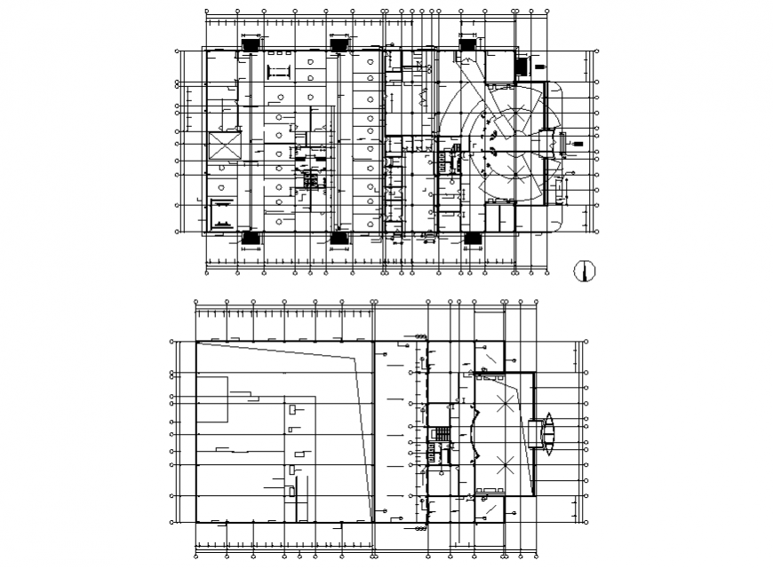 Architecture and construction plan detail dwg file