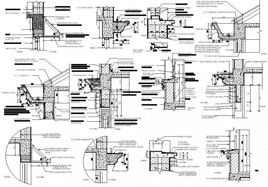 architecture construction detail cad file