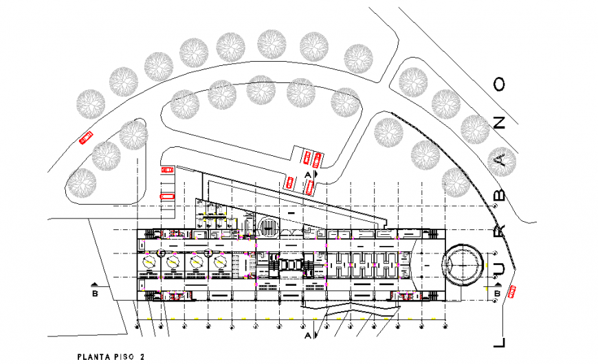 Architecture Hospital Plan Lay-out design