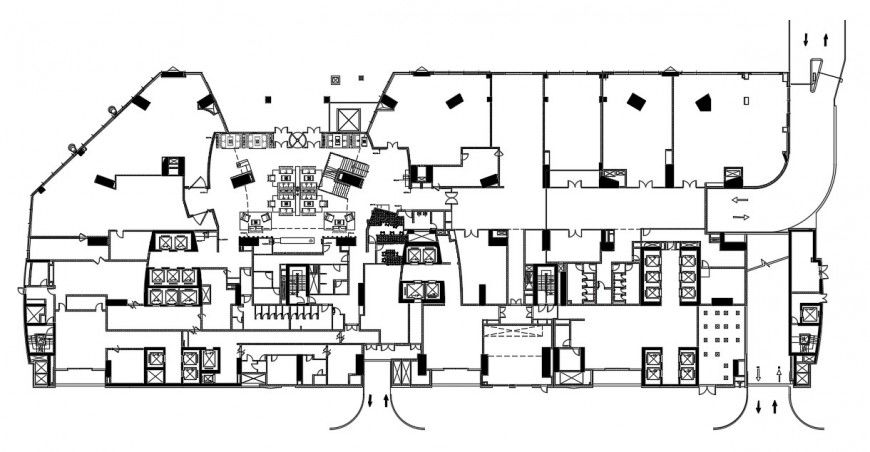 architecture mall layout plan autocad file