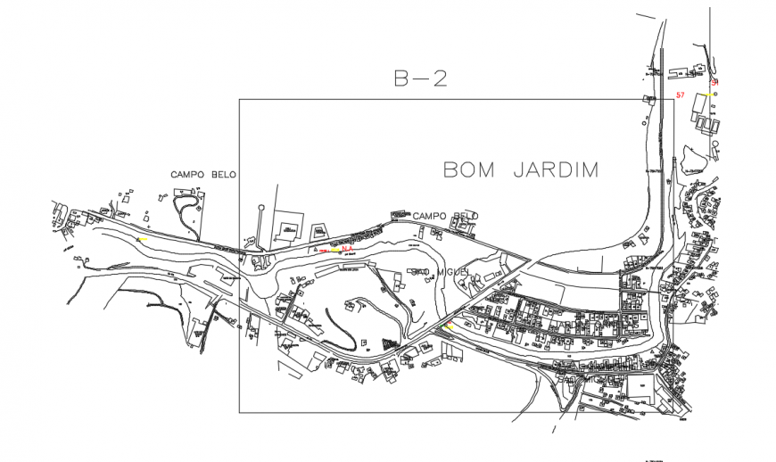 Architecture planing city map line detail,