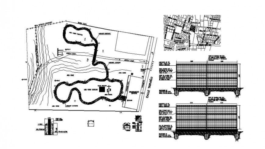 2D Area Detailing Drawings with Additional Info in AutoCAD File